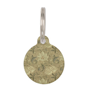 Médaillon Pour Animaux Motif floral William Morris Windrush : Vintage