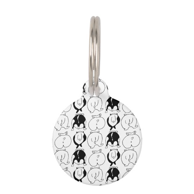 Médaillon Pour Animaux Motif Hamster Butts (Devant)