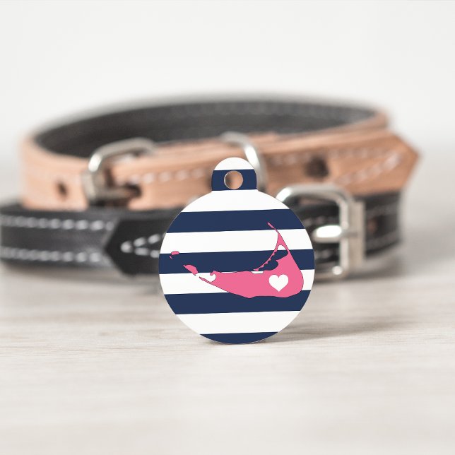 Médaillon Pour Animaux Nantucket Heart (Créateur téléchargé)