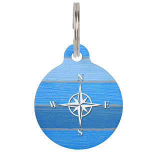 Médaillon Pour Animaux Nautical themed design