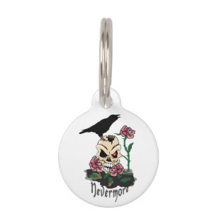 Médaillon Pour Animaux Nevermore Raven