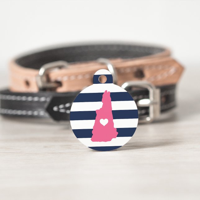 Médaillon Pour Animaux New Hampshire Heart (Créateur téléchargé)