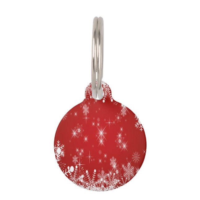 Médaillon Pour Animaux Noël (Devant)