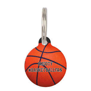 Médaillon Pour Animaux Nom Chien Chat Basket-ball