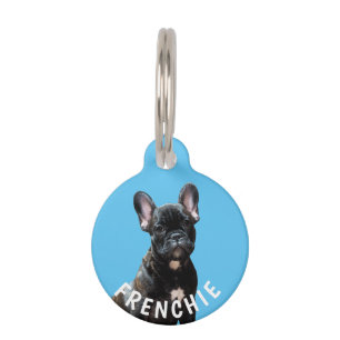 Médaillon Pour Animaux NOM DE LA PHOTO DE BULLDOG EN FRANÇAIS BALISE Pers