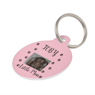 Médaillon Pour Animaux Nom de l'accent de surnom de photo de compagnon d'