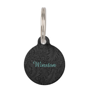 Médaillon Pour Animaux Nom de l'animal de compagnie personnalisé Script T
