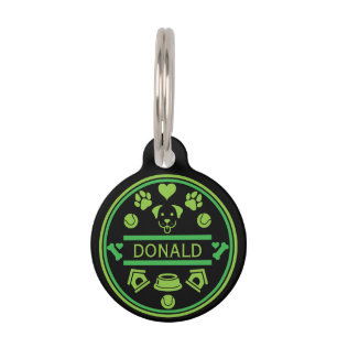 Médaillon Pour Animaux Nom du chien drôle