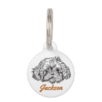 Nom personnalisé de l'Amoureux des chiens Shih Tzu