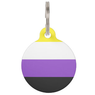 Médaillon Pour Animaux nonbinary