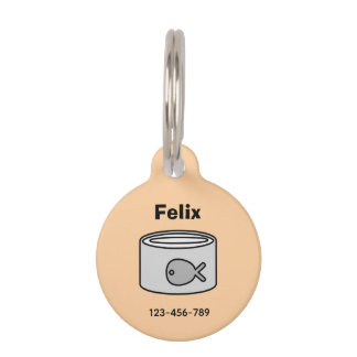 Médaillon Pour Animaux Nourris-moi ! Chat