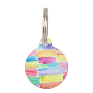 Médaillon Pour Animaux Nuancier coloré Peinture Nuancier Nuancier Art Abs