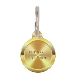 Médaillon Pour Animaux Or gravé sur mesure