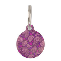Paisley rose et pourpre Antiqued