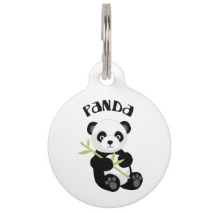 Médaillon Pour Animaux Panda