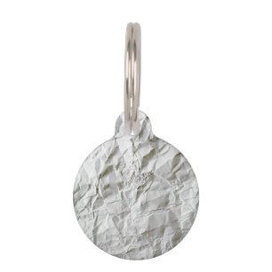 Médaillon Pour Animaux Papier ridé drôle