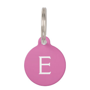 Médaillon Pour Animaux Papillon Amour Uni Magenta 3 Personnel