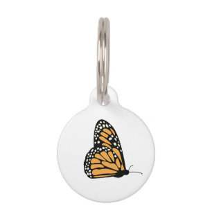 Médaillon Pour Animaux Papillon Monarque