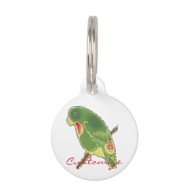 Médaillon Pour Animaux Parc vert tropical Thunder_Cove (Dos)