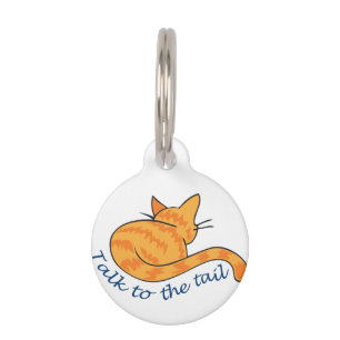 Médaillon Pour Animaux Parlez à la queue