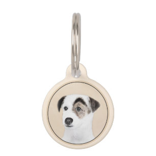 Médaillon Pour Animaux Parson Jack Russell Terrier Peinture - Chien Art