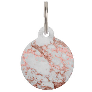 Médaillon Pour Animaux Parties scintillant d'or rose moderne image de tex
