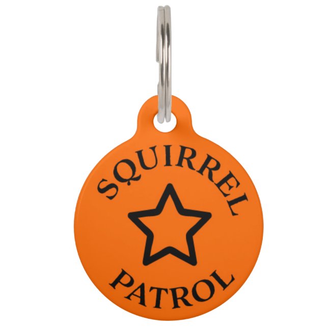 Médaillon Pour Animaux Patrouille des écureuils (Devant)