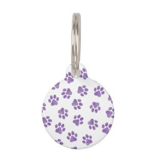Médaillon Pour Animaux Patrouilles de Doodle, Paws de Chien, Paws De Purp