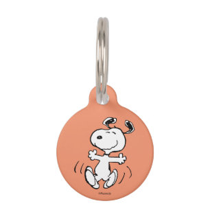Médaillon Pour Animaux Peanuts Une danse joyeuse de Snoopy