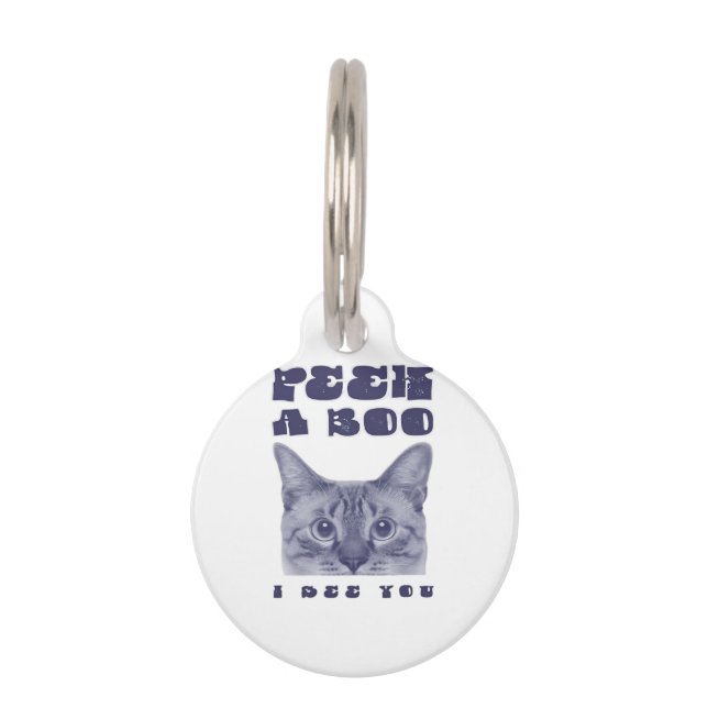 Médaillon Pour Animaux Peekaboo - Sloth Halloween Surprise (Devant)