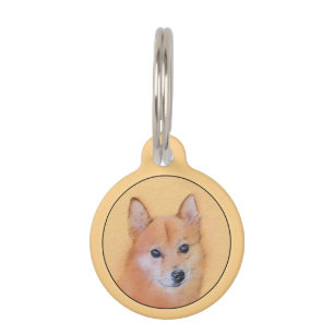 Médaillon Pour Animaux Peinture finlandaise Spitz - Jote Original Chien A