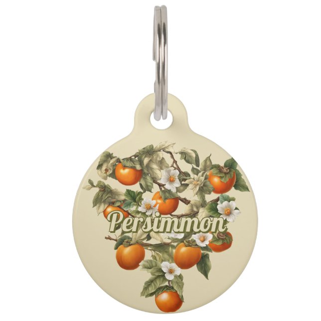 Médaillon Pour Animaux Persimmons (Devant)