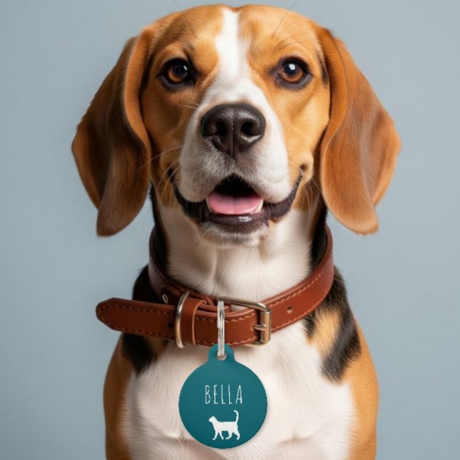 Médaillon Pour Animaux personalized charm with name + numbers (Créateur téléchargé)