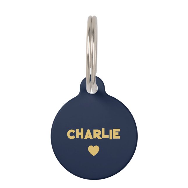 Médaillon Pour Animaux Personnalisé (Devant)