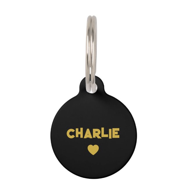 Médaillon Pour Animaux Personnalisé (Devant)