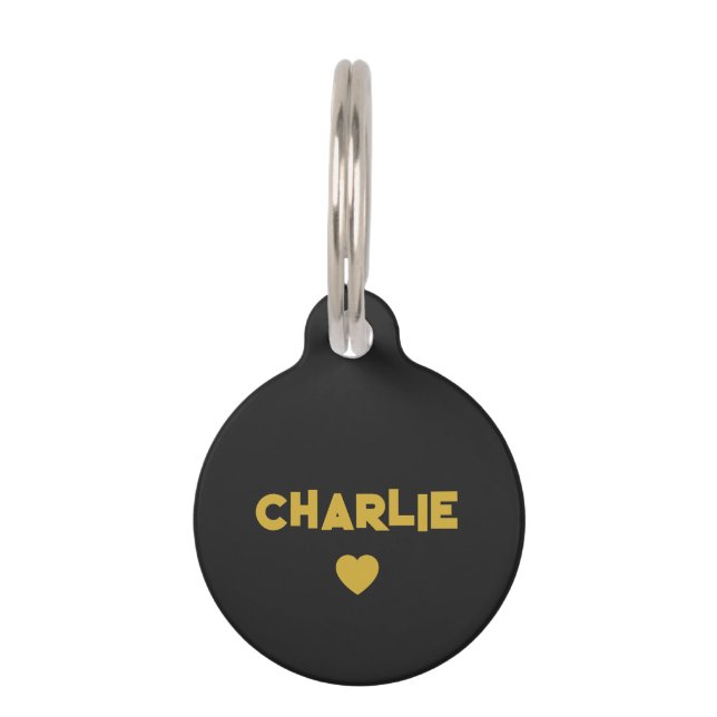 Médaillon Pour Animaux Personnalisé (Devant)