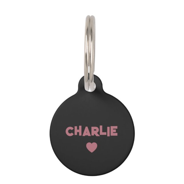 Médaillon Pour Animaux Personnalisé (Devant)