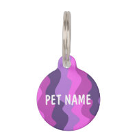PERSONNALISER IT Courbe violet rayures colorées am