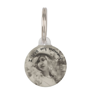 Médaillon Pour Animaux Pet Chien Chat ID Perdu Maman Papa Photo