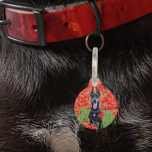 Médaillon Pour Animaux Pet Chien Chat ID Perdu Photo Texte Personnalisé