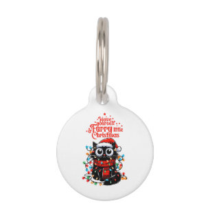 Médaillon Pour Animaux Petit Noël Furry