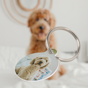 Médaillon Pour Animaux Photo et texte personnalisés