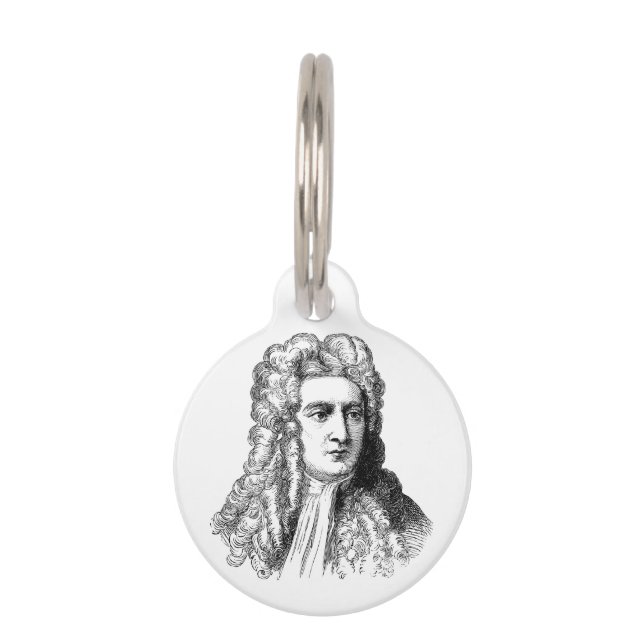 Médaillon Pour Animaux Physique célèbre de maths de scientifique de (Devant)