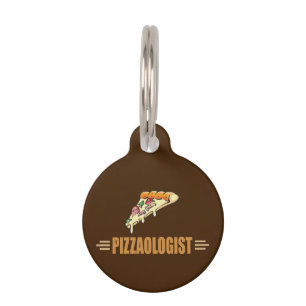 Médaillon Pour Animaux Pizza drôle