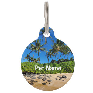 Médaillon Pour Animaux Plage Sunny Maui