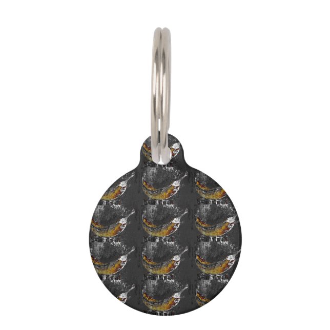 Médaillon Pour Animaux plaine plane (Devant)