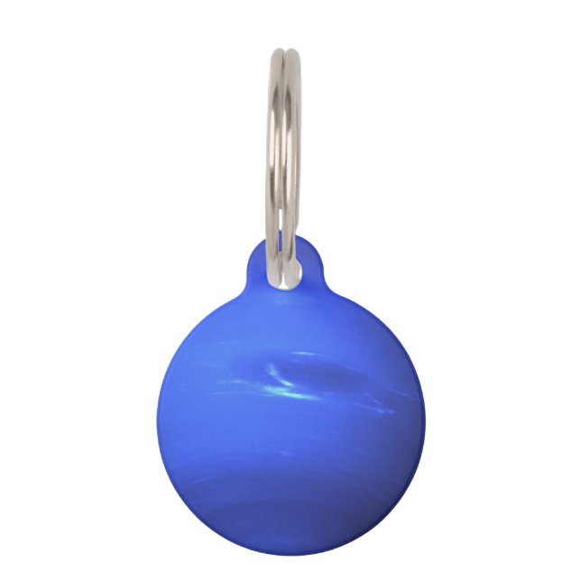 Médaillon Pour Animaux Planète Neptune (Devant)