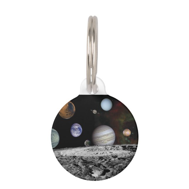 Médaillon Pour Animaux Planets du système solaire (Devant)