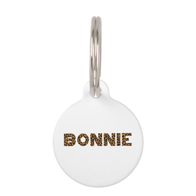 Médaillon Pour Animaux Plaque d'identification Bonnie pour animal de comp (Devant)