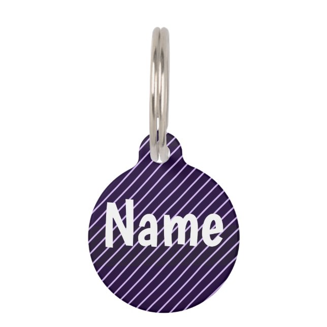 Médaillon Pour Animaux Plaque d'identification ronde pour animal de compa (Devant)